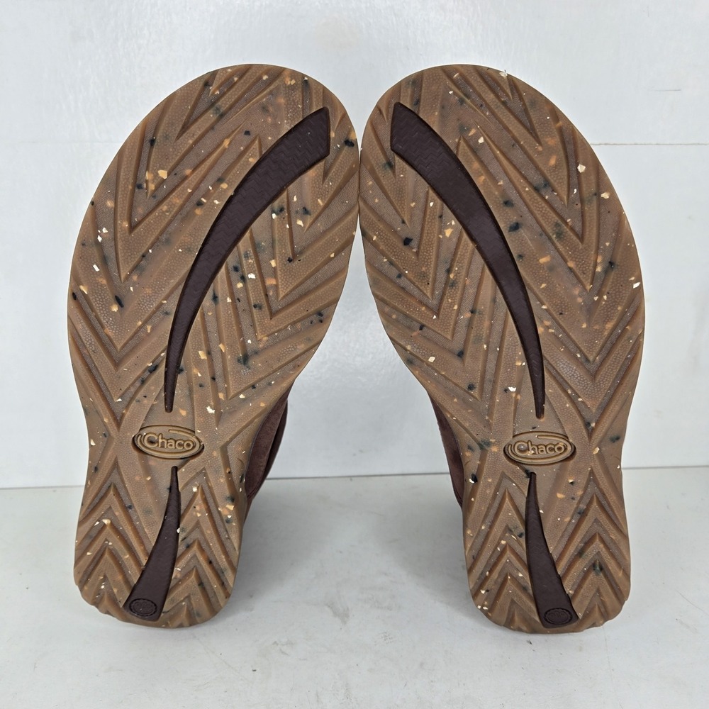 Chaco Barbary‎ Boots Womens 9 Brown Waterproof Leather Wool Lined Lace Up Chukka - Picture 7 of 10